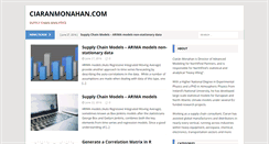 Desktop Screenshot of ciaranmonahan.com